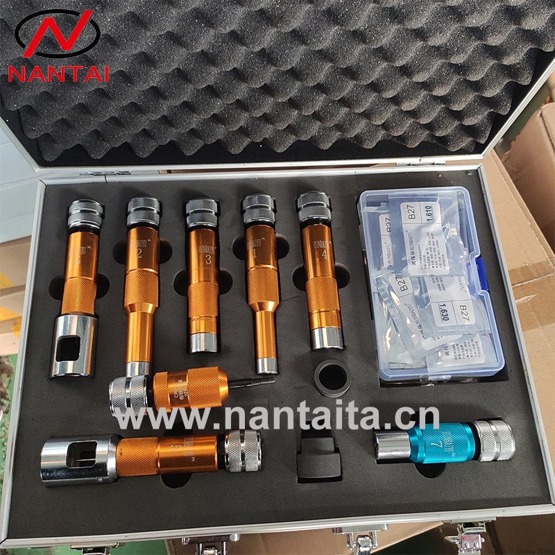 No.1086 Common Rail Injector Valve Testing Tools With Shims (BOSCH/ Denso)